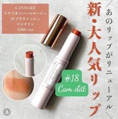 PHỒNG PHỀNH - Son dưỡng có màu chống nắng Canmake Stay-On Balm Rouge Nhật Bản
