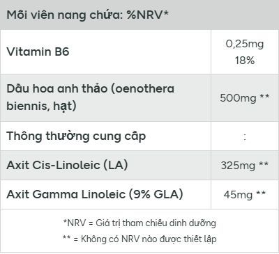 Tinh dầu hoa anh thảo Holland & Barrett Evening Primrose Oil 500mg hũ 30 viên