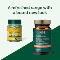 Tinh dầu hoa anh thảo Holland & Barrett Evening Primrose Oil 500mg hũ 30 viên