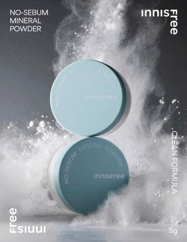 PHẤN PHỦ KIỀM DẦU INNISFREE NO SEBUM BẢN MỚI HŨ 5g