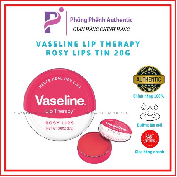 SON DƯỠNG VASELINE LIP THERAPY LIMITED EDITION DẠNG HŨ 20g