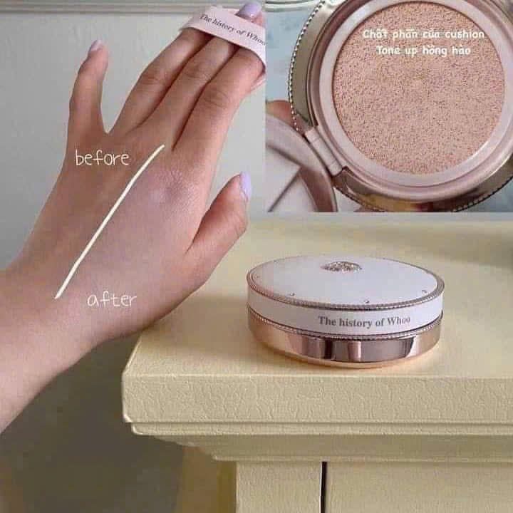 PHẤN NƯỚC CUSHION WHOO TONE UP - MOISTURE FULLSIZE NOBOX