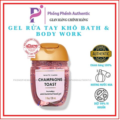 [ CÓ LẺ] SET 5 GEL RỬA TAY KHÔ BATH & BODY WORK  - Phồng Phềnh Authentic