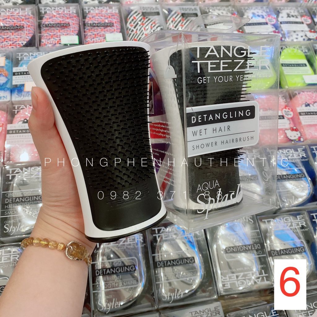 Lược gỡ rối Tangle Teezer Compact Styler Detangling Hairbrush vợt sale