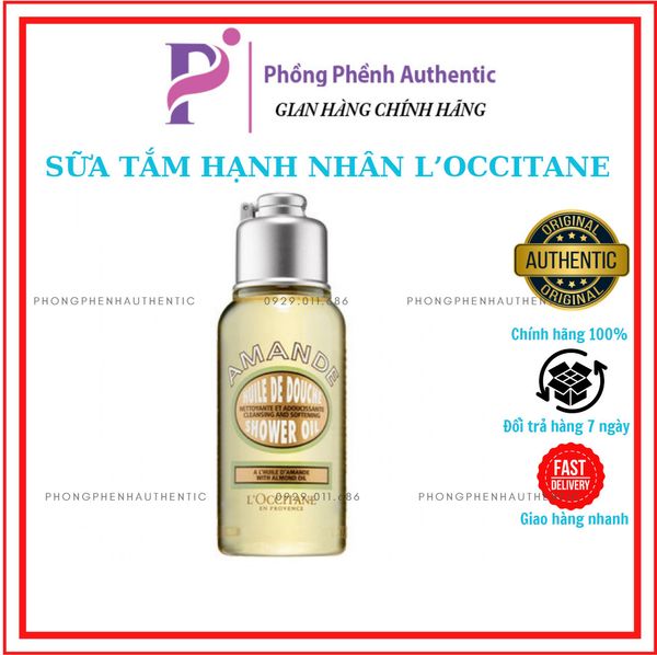 DẦU TẮM DƯỠNG DA HẠNH NHÂN L'OCCITANE 35ML