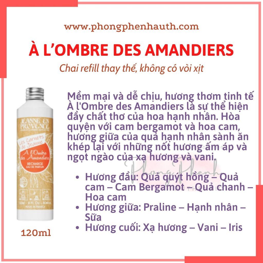 NƯỚC HOA CHAI NỮ CHIẾT 10ML CÁC LOẠI