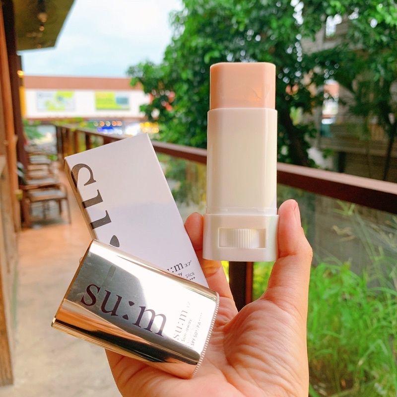 Thanh lăn chống nắng dưỡng trắng cải thiện nếp nhăn Su:m37 Sun-away Velvet Sun Stick SPF50+/PA++++