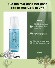 SỮA RỬA MẶT ZIAJA DẠNG BỌT DỊU NHẸ CHO DA KHÔ NHẠY CẢM 150ml