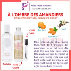[CHIẾT 10ML] Nước hoa Nữ Janne en Provence EDP 60ml: Jasmine Secrets, La Roseraie, Verveine Cédrat, Des Secrets