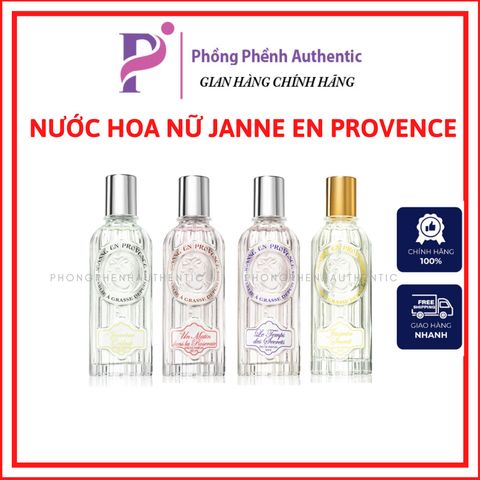 Nước hoa Nữ nội địa Pháp Janne en Provence EDP 60ml : Jasmine Secret, La Roseraie, Verveine Cédrat.. - PHỒNG PHỀNH