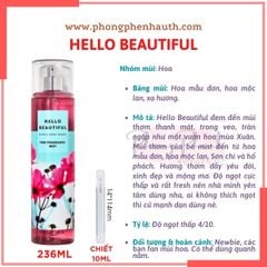 XỊT THƠM CƠ THỂ BATH & BODY WORKS BODY MIST 236ML