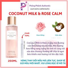 [10ML- Đủ Mùi ] XỊT THƠM TOÀN THÂN BODY MIST VICTORIA'S SECRET 10ML - PHỒNG PHỀNH