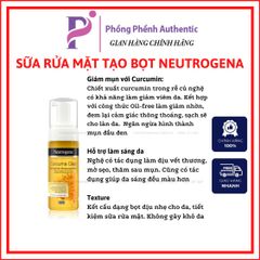 Sữa rửa mặt Neutrogena Clear & Soothe with Turmeric 150ml