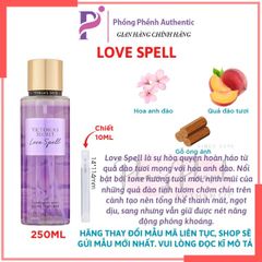 [ Đủ Mùi ] XỊT THƠM TOÀN THÂN BODY MIST VICTORIA'S SECRET 250ML - PHỒNG PHỀNH