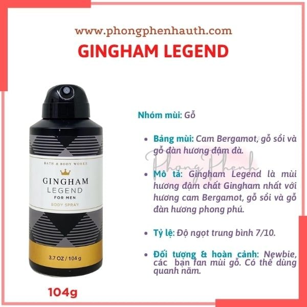 Xịt Thơm Body mist, Xịt Khử Mùi Lưu Hương Toàn Thân, Body Mist Nam - Men's Collection Bath&Body Works Body - PHỒNG PHỀNH