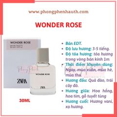 [30ML] Nước hoa Nữ ZARA các mùi mua sale