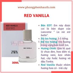 [30ML] Nước hoa Nữ ZARA các mùi mua sale