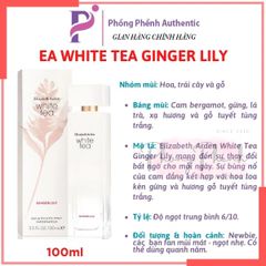 [10ML] Nước hoa nữ Elizabeth Arden White tea EDT Original - Eau Fraiche - Ginger Lily chiết 10ML - PHỒNG PHỀNH