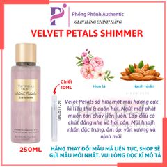 [10ML- Đủ Mùi ] XỊT THƠM TOÀN THÂN BODY MIST VICTORIA'S SECRET 10ML - PHỒNG PHỀNH