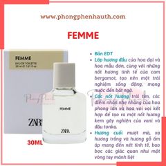 [30ML] Nước hoa Nữ ZARA các mùi mua sale