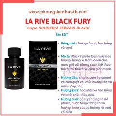 NƯỚC HOA NAM LA RIVE FOR MEN EDT CÁC MÙI MUA SALE