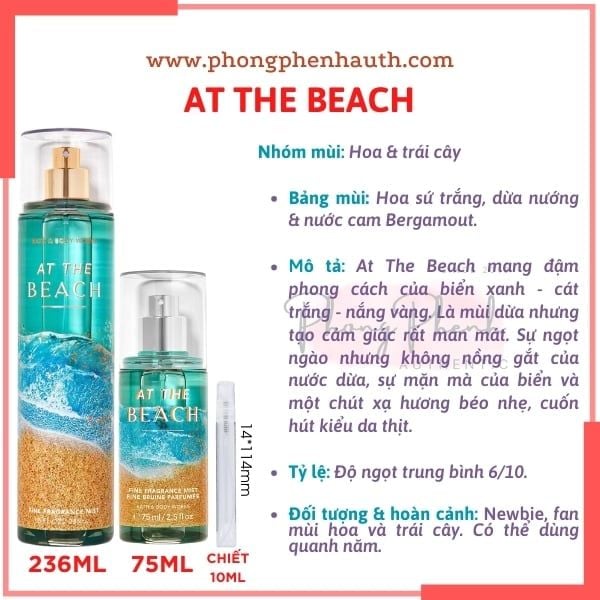 XỊT THƠM CƠ THỂ BATH & BODY WORKS BODY MIST TRAVEL SIZE 75ML