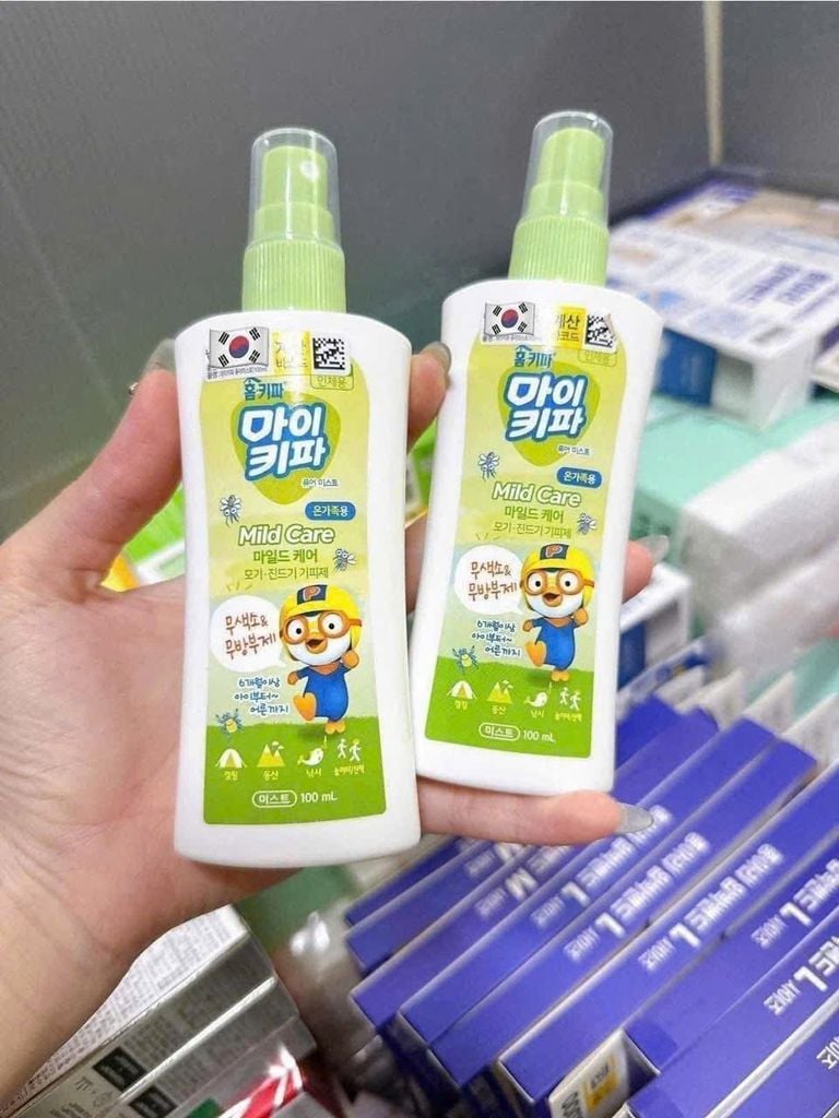 XỊT NGĂN MUỖI VÀ CÔN TRÙNG PORORO HÀN QUỐC 100ML