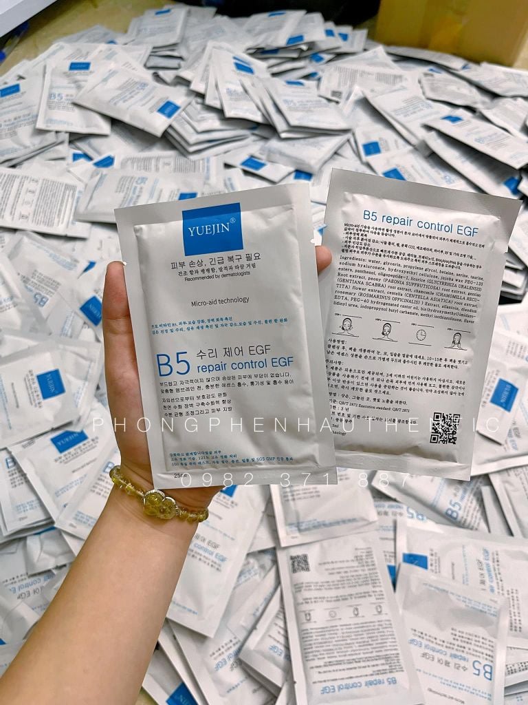 MẶT NẠ YUEJIN B5 REPAIR CONTROL EGF MASK, LIPOSOME PP MASK