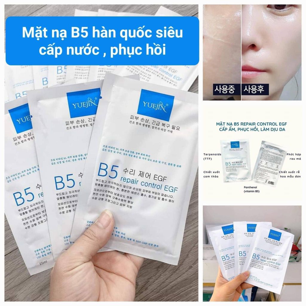 MẶT NẠ YUEJIN B5 REPAIR CONTROL EGF MASK, LIPOSOME PP MASK