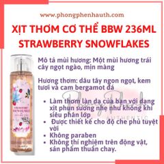 XỊT THƠM CƠ THỂ BATH & BODY WORKS BODY MIST 236ML