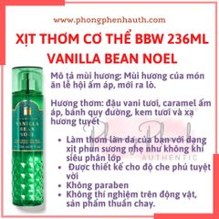 XỊT THƠM CƠ THỂ BATH & BODY WORKS BODY MIST 236ML