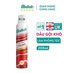 DẦU GỘI KHÔ BATISTE DRY SHAMPOO 200ML