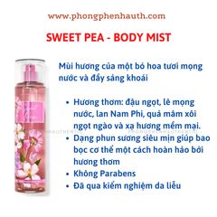 XỊT THƠM CƠ THỂ BATH & BODY WORKS BODY MIST 236ML