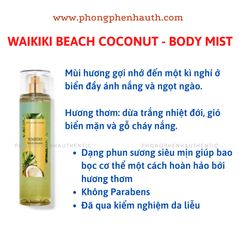 XỊT THƠM CƠ THỂ BATH & BODY WORKS BODY MIST 236ML