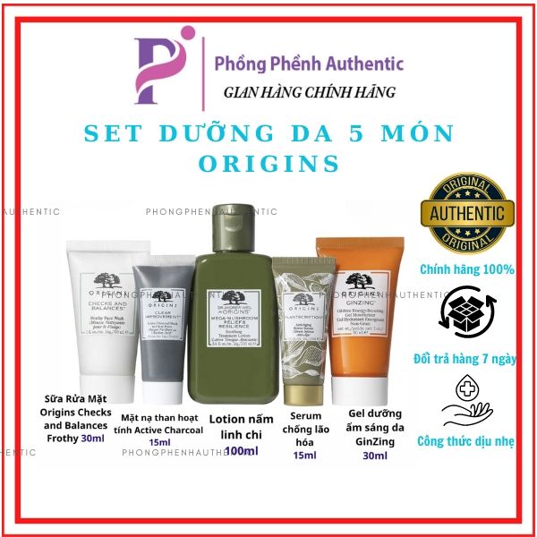SET DƯỠNG 5 MÓN ORIGINS BEST SELLERS