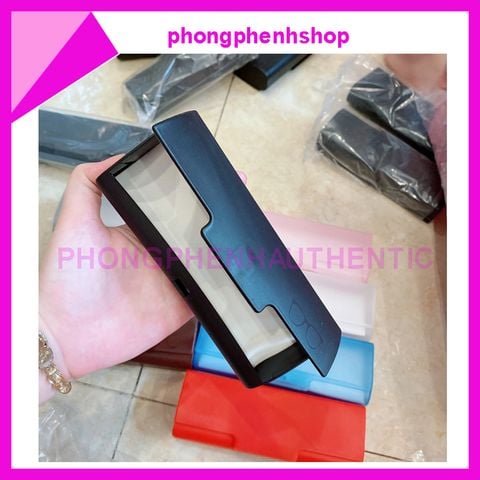 Hộp nhựa đựng kính - Nắp gập - Tặng kèm khăn lau kính _RANDOM MÀU