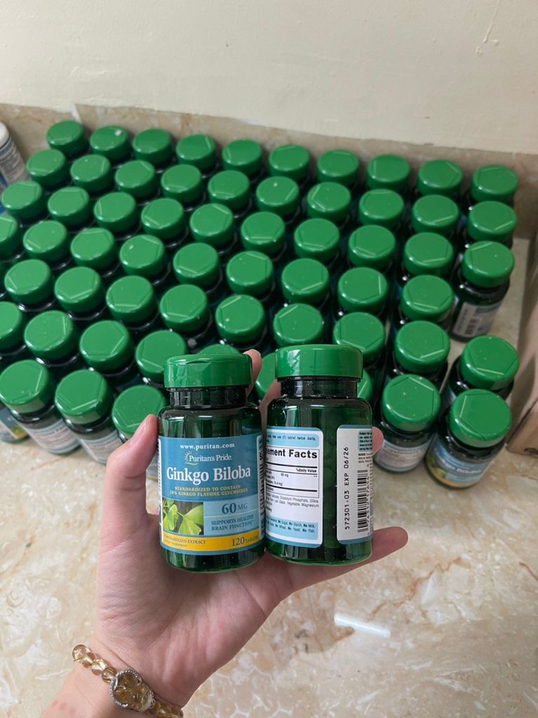 VIÊN UỐNG BỔ NÃO GINKGO BILOBA Viên Uống Hỗ Trợ Tuần Hoàn Não Bộ