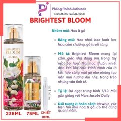 XỊT THƠM CƠ THỂ BATH & BODY WORKS BODY MIST 236ML