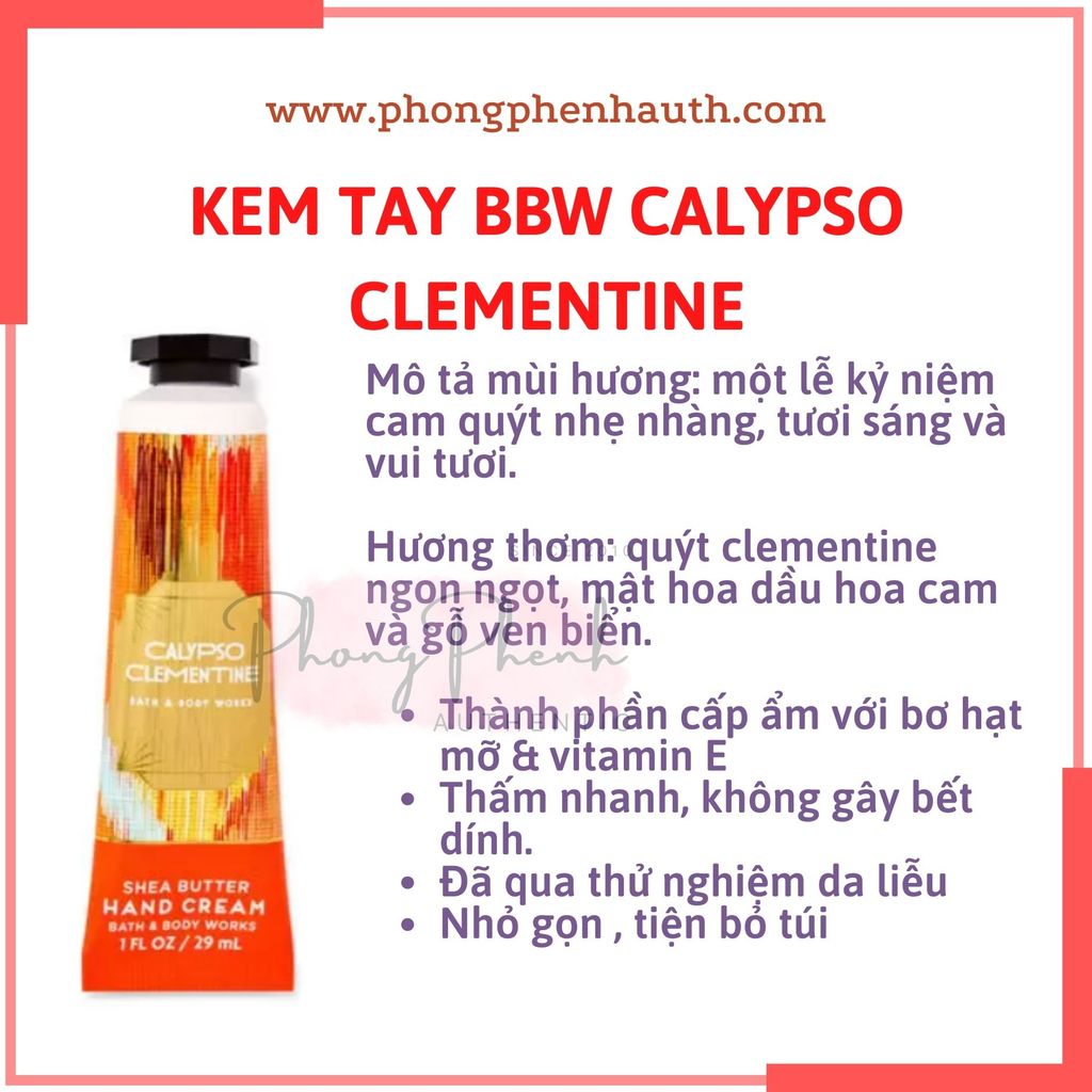 KEM DƯỠNG DA TAY BATH &BODY WORKS TUÝP 29ML
