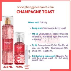 (Đủ mùi) BEST SELLER 10ml xịt thơm toàn thân body mist Bath & Body Works - PHỒNG PHỀNH