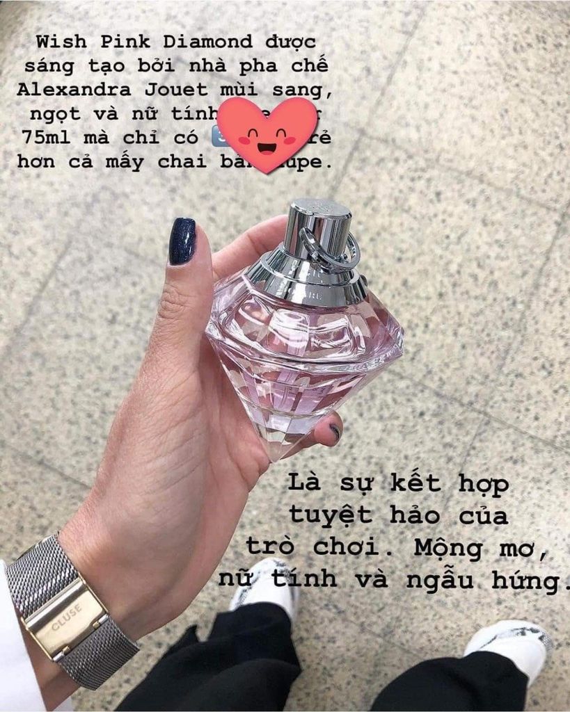 NƯỚC HOA NỮ CHOPARD WISH PINK EDT 75ML FULLBOX