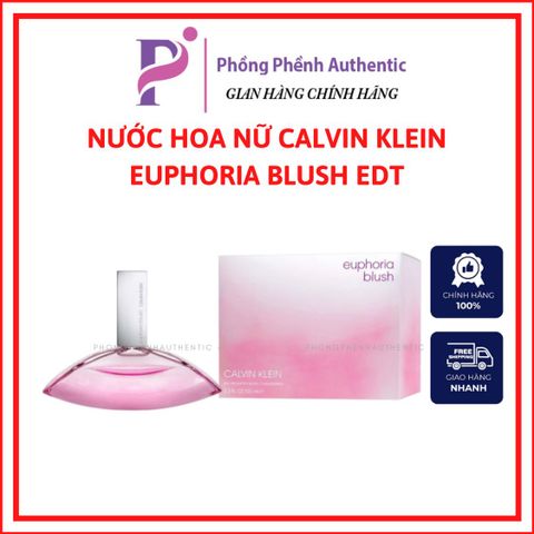 Tester 100ml - Nước hoa Nữ CK Euphoria Blush EDT hộp Tester giấy