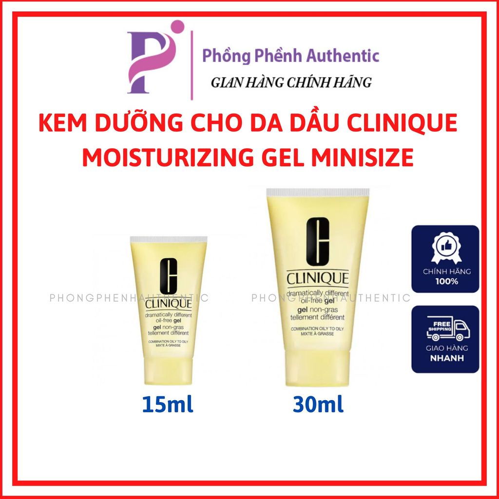 Kem dưỡng ẩm dạng gel cho da dầu Clinique Dramatically Different Moisturizing Gel minisize