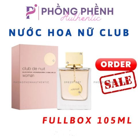 NƯỚC HOA NỮ ARMAF CLUB DE NUIT EDP 105ML FULLBOX