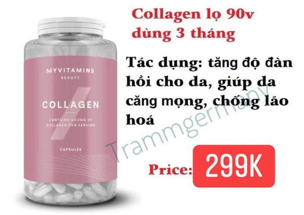 VIÊN UỐNG BỔ SUNG COLLAGEN MYVITAMINS HŨ 90V