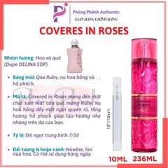 [CHIẾT 10ML LUXURY] XỊT THƠM TOÀN THÂN BODY MIST BATH & BODY WORKS - PHỒNG PHỀNH