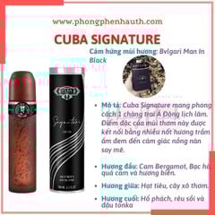 Nước hoa Nam Cuba Gold - Cuba Magnum Eau de Toilette Spray 35ml - 100ml - 130ml - PHỒNG PHỀNH