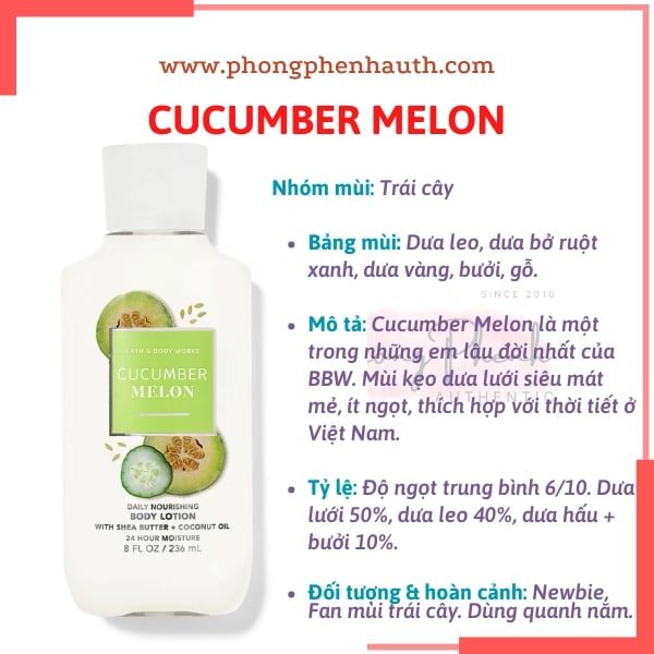 Dưỡng thể nước hoa Bath & Body Works  Body Lotion 236ml