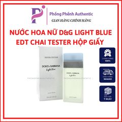 NƯỚC HOA NỮ D&G LIGHT BLUE EDT 100ML FULL SEAL - TESTER CÓ BOX