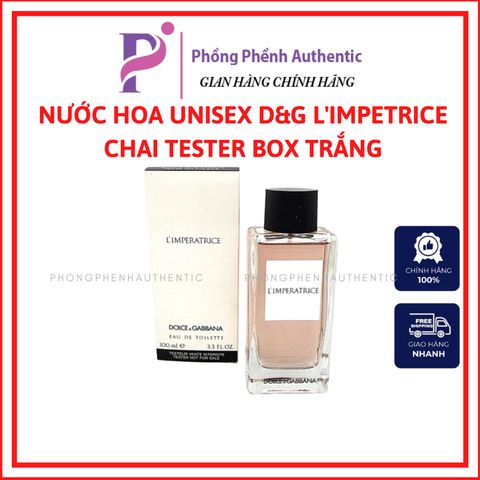 Tester 100ml- NƯỚC HOA NỮ D&G L'IMPATRICE EDT 100ML TESTER BOX GIẤY